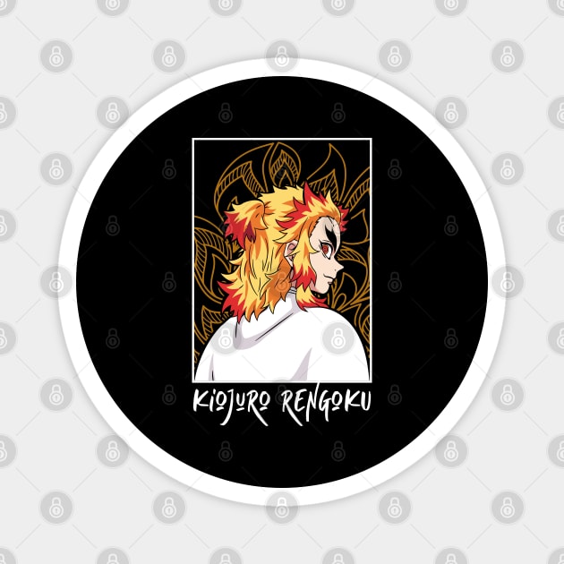 Rengoku Kyojuro - Demon Slayer Magnet by Otaku Vibes